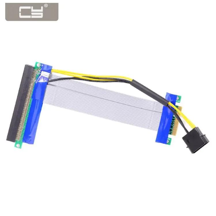 Cablec CYDZ PCI-E Express ÷ ̺ ͽٴ   ī , 4  , 15cm, 4x-16x